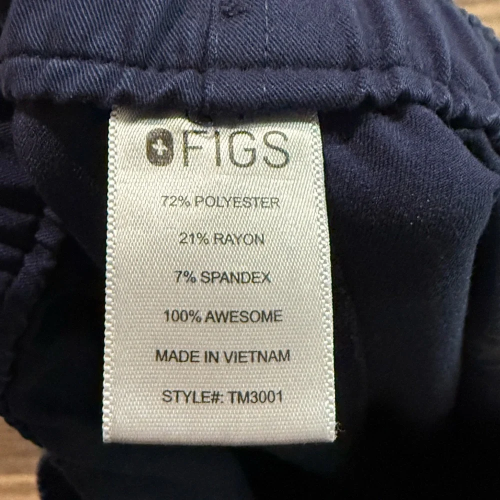 Figs Scrub Pants Medium Navy